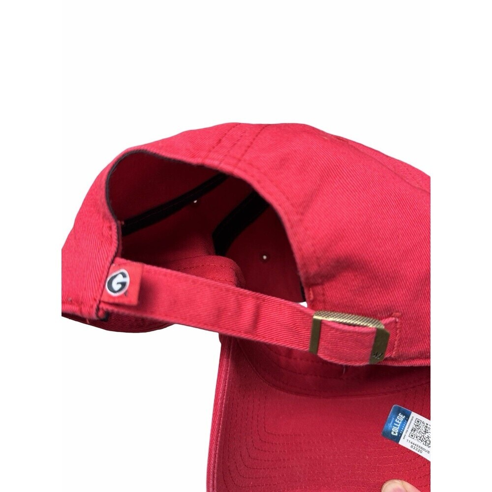 Georgia Bulldogs '47 Brand Red Clean Up Adjustable Dad Hat Strap - Picture 2 of 8